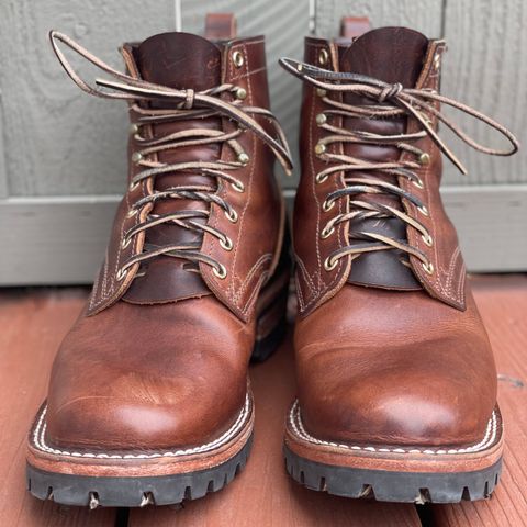 Nicks Lace Up Heritage in Italian Brown Cypress