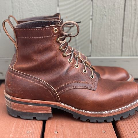 Nicks Lace Up Heritage in Italian Brown Cypress