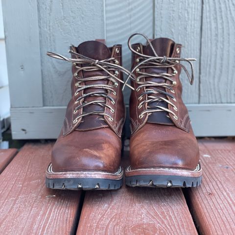 Nicks Lace Up Heritage in Italian Brown Cypress