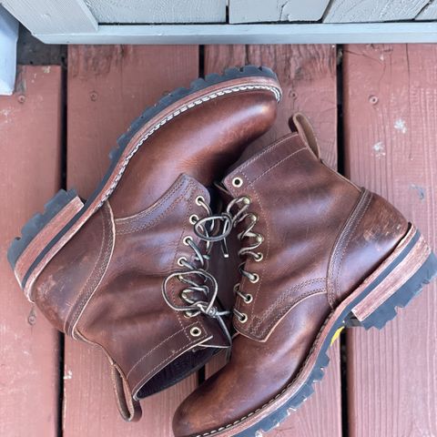 Nicks Lace Up Heritage in Italian Brown Cypress
