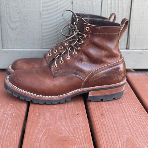 Nicks Lace Up Heritage in Italian Brown Cypress