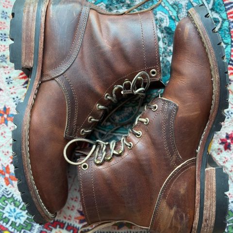 Nicks Lace Up Heritage in Italian Brown Cypress