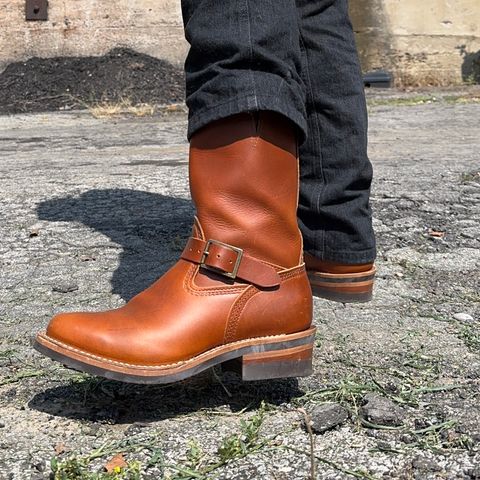 Wesco Boss Engineer Boot in Seidel British Tan Domain