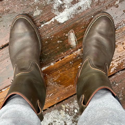 Wesco Morrison in Horween Green Chromexcel