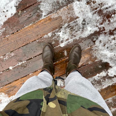 Wesco Morrison in Horween Green Chromexcel