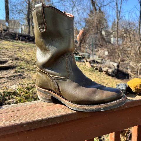 Wesco Morrison in Horween Green Chromexcel