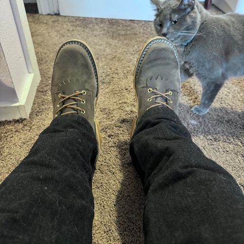 Nicks BuilderPro in Seidel 1964 Ash Gray Rough Out