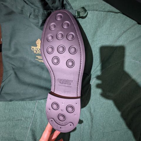 Crockett & Jones Molton in Black Roughout Suede