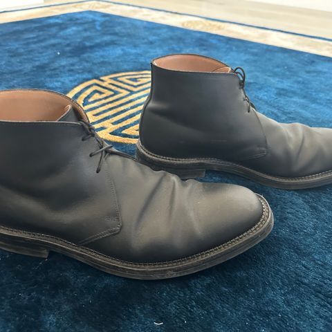 Crockett & Jones Molton in Black Roughout Suede