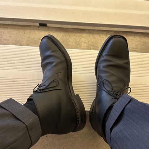 Crockett & Jones Molton in Black Roughout Suede