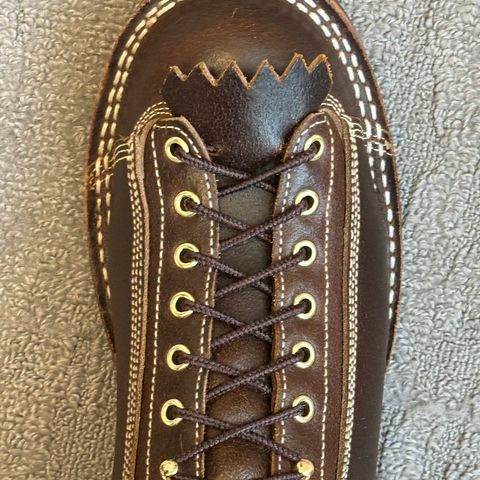 Frank's Monkey Boot in Horween Cinnamon Waxed Flesh