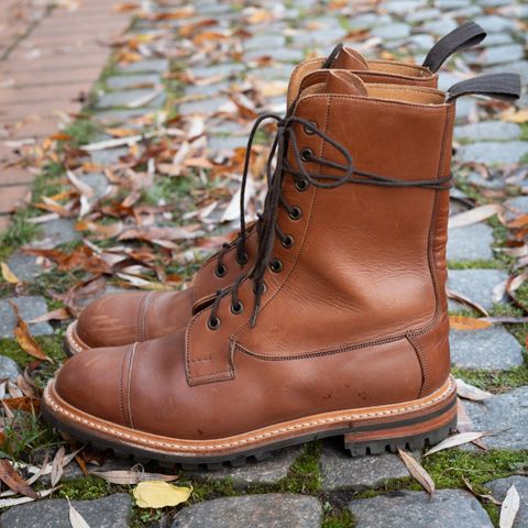 Tricker's Lucia Super Boot in Tanneries Haas Gold