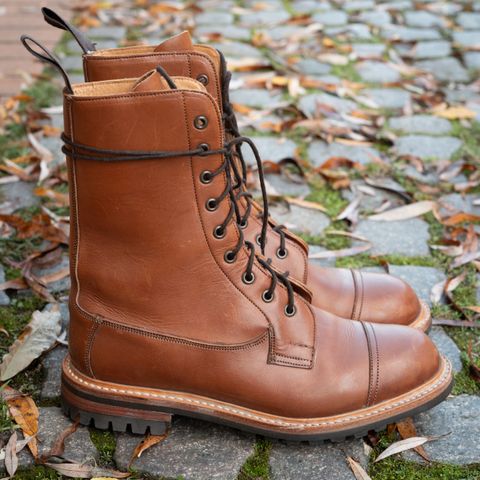 Tricker's Lucia Super Boot in Tanneries Haas Gold