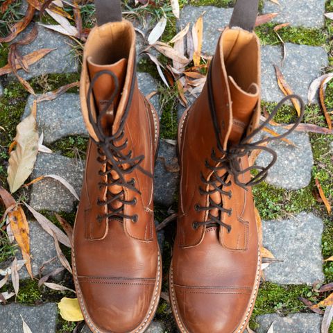 Tricker's Lucia Super Boot in Tanneries Haas Gold