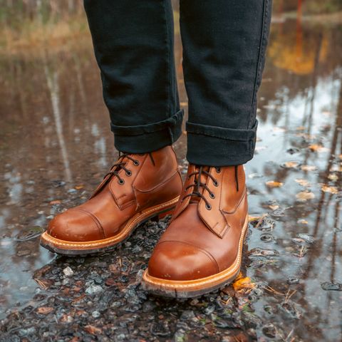 Tricker's Lucia Super Boot in Tanneries Haas Gold
