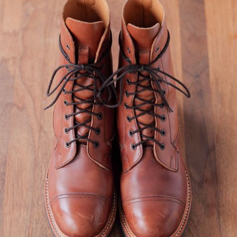 Tricker's Lucia Super Boot in Tanneries Haas Gold
