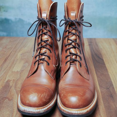 Tricker's Lucia Super Boot in Tanneries Haas Gold