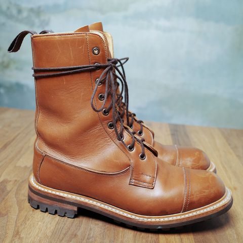 Tricker's Lucia Super Boot in Tanneries Haas Gold