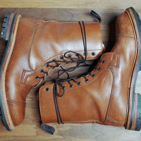 Tricker's Lucia Super Boot in Tanneries Haas Gold