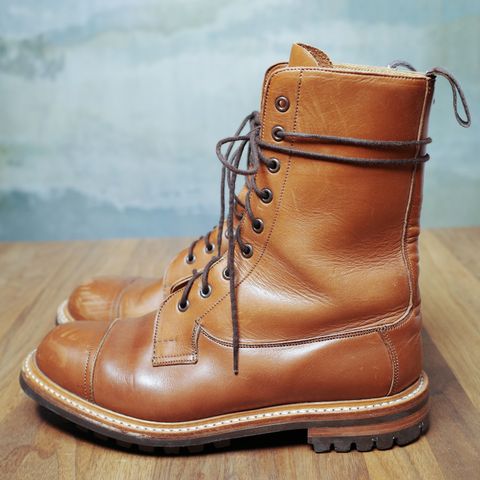 Tricker's Lucia Super Boot in Tanneries Haas Gold