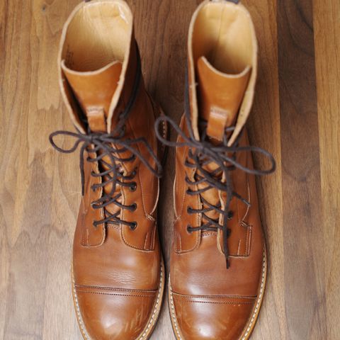 Tricker's Lucia Super Boot in Tanneries Haas Gold