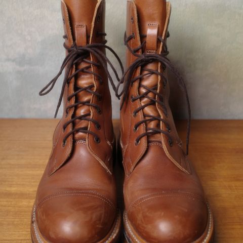 Tricker's Lucia Super Boot in Tanneries Haas Gold
