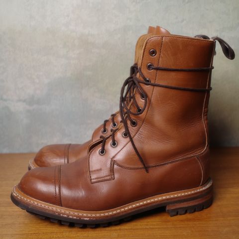 Tricker's Lucia Super Boot in Tanneries Haas Gold