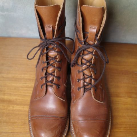 Tricker's Lucia Super Boot in Tanneries Haas Gold