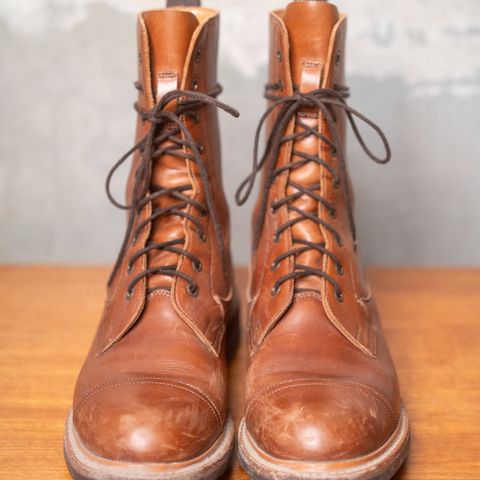 Tricker's Lucia Super Boot in Tanneries Haas Gold