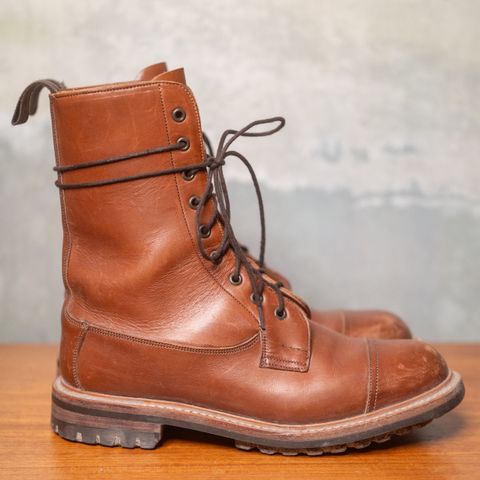 Tricker's Lucia Super Boot in Tanneries Haas Gold