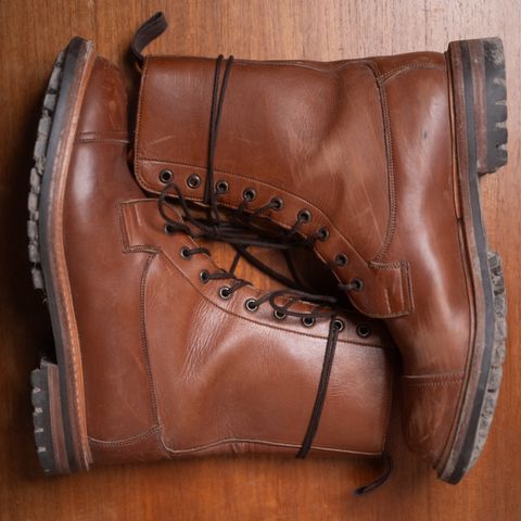 Tricker's Lucia Super Boot in Tanneries Haas Gold