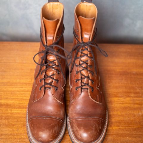 Tricker's Lucia Super Boot in Tanneries Haas Gold