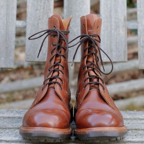 Tricker's Lucia Super Boot in Tanneries Haas Gold