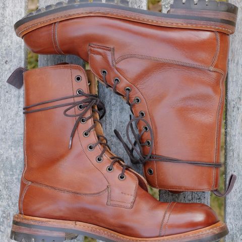 Tricker's Lucia Super Boot in Tanneries Haas Gold