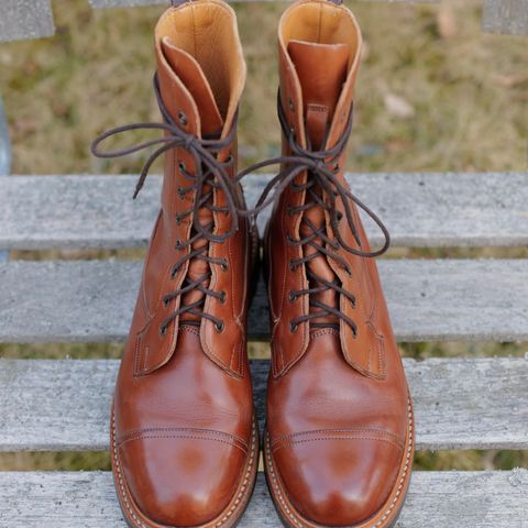 Tricker's Lucia Super Boot in Tanneries Haas Gold