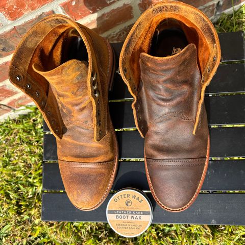Parkhurst The Richmond in C.F. Stead Wheatbuck Waxy Commander Suede