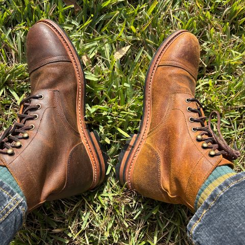 Parkhurst The Richmond in C.F. Stead Wheatbuck Waxy Commander Suede