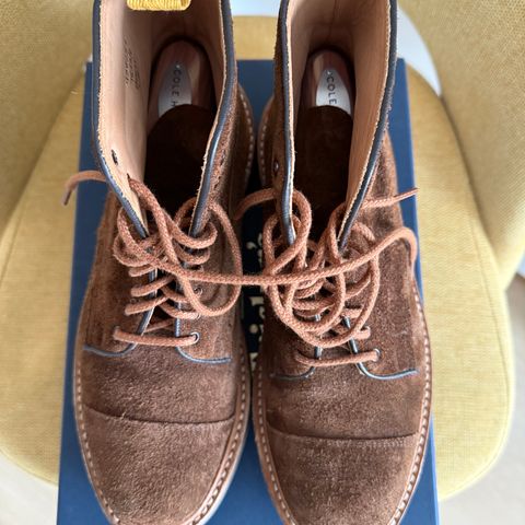 Tricker's Brett Derby Boot in C.F. Stead Polo Brown Oiled Desert