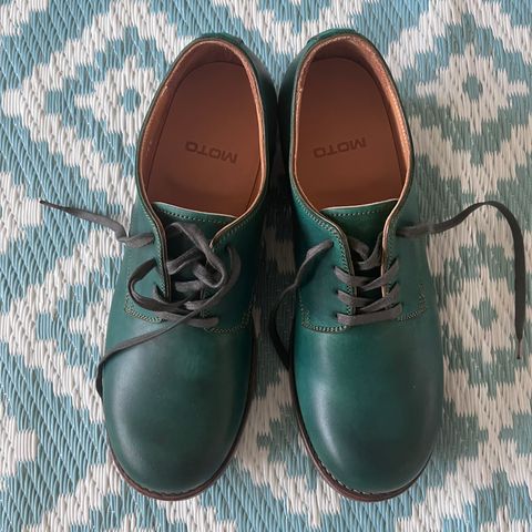 Moto 2851 in Hand-dye Green Unglazed Shell Cordovan