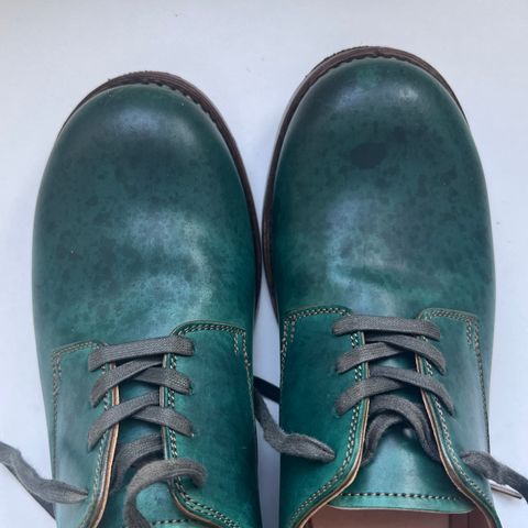 Moto 2851 in Hand-dye Green Unglazed Shell Cordovan