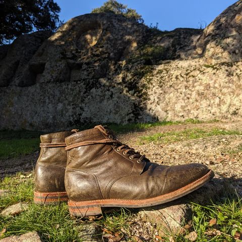 View photo of Grant Stone Diesel Boot in Incas Jungle Kangaroo