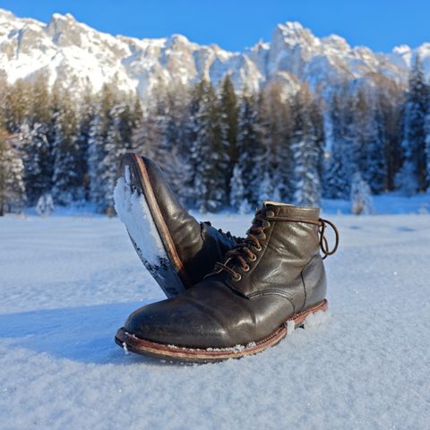 View photo of Grant Stone Diesel Boot in Incas Jungle Kangaroo