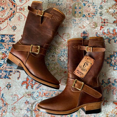 Prof Barnets Neocliffwood Boots in Indonesian Brown Java Chrome