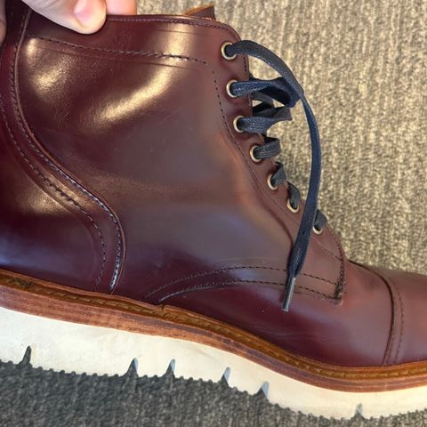 Allen Edmonds Park City in Horween Burgandy Chromexcel (Weatherproof)