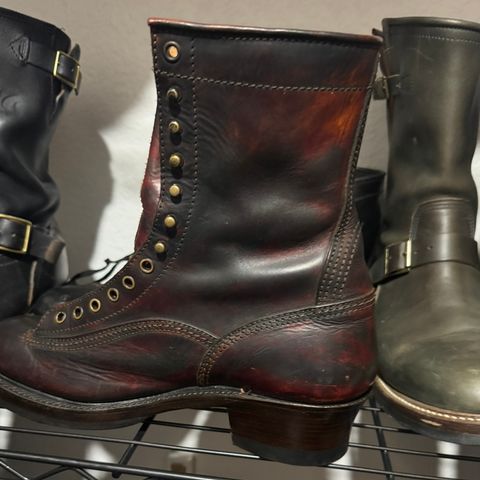 John Lofgren Donkey Puncher Boots in Badalassi Carlo Bone Minerva Liscio