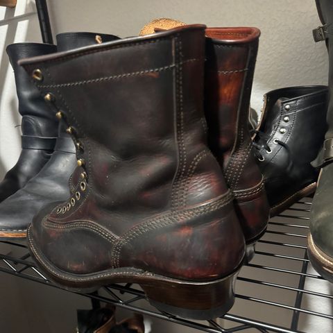 John Lofgren Donkey Puncher Boots in Badalassi Carlo Bone Minerva Liscio
