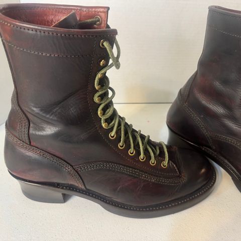 John Lofgren Donkey Puncher Boots in Badalassi Carlo Bone Minerva Liscio