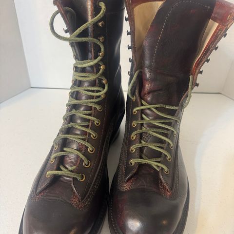 John Lofgren Donkey Puncher Boots in Badalassi Carlo Bone Minerva Liscio