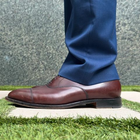 Search result thumbnail of Alden 920 Straight Tip Bal Oxford in Dark Brown Pegasus Calf