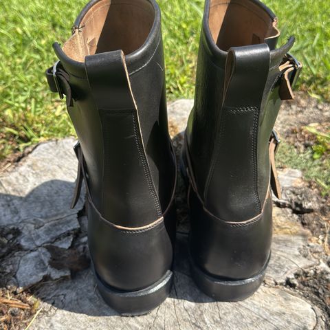 Viberg Engineer in Maryam Black Teacore Horsebutt